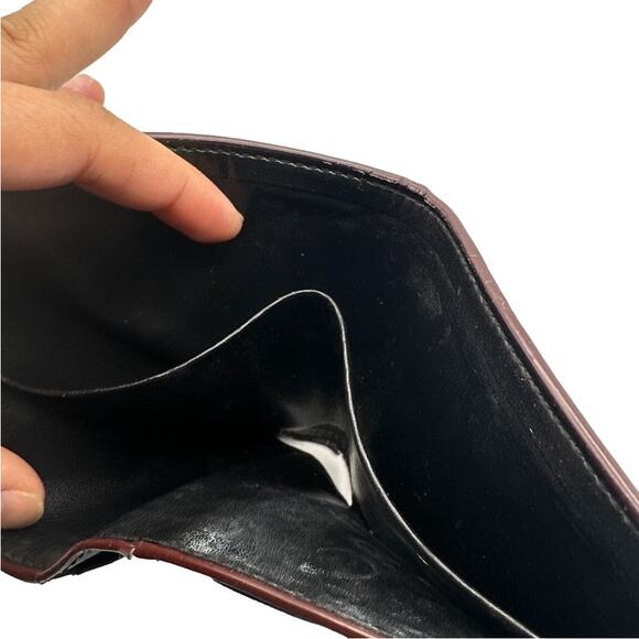 COACH Black Coated Canvas Signature Wallet - Picture 4 of 9